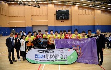 全港學界精英手球比賽 姚連生戰略成功首稱冠
