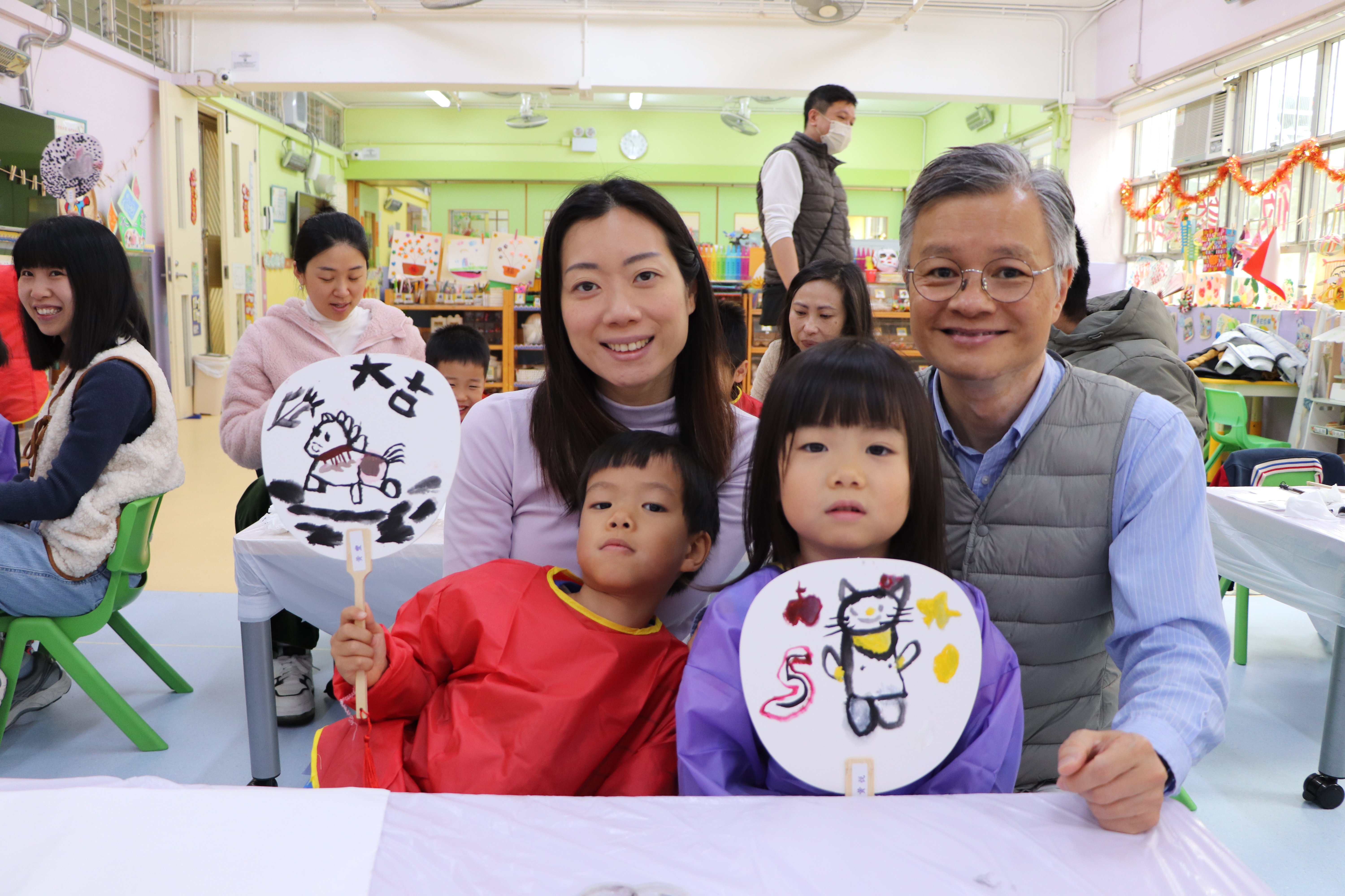 2026.01.31「中華文化親子體驗：水墨畫中式扇及香包製作」親子工作坊