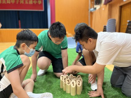 Young people engaged in various sports as part of the programme and gave back to the community by acquiring knowledge about sports.