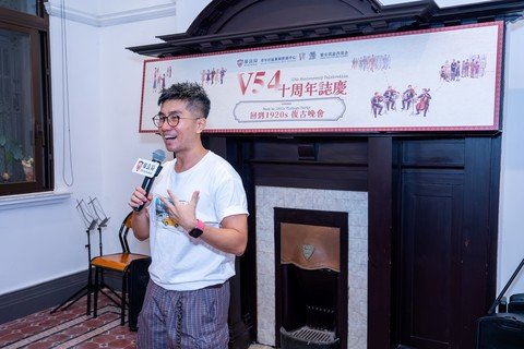 昔日驻留艺术家陈乐添表演栋笃笑。